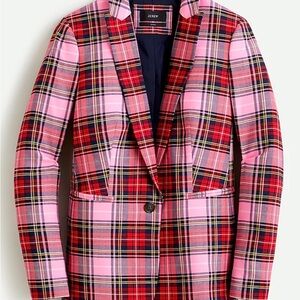 ISO: J.Crew Parke Blazer in Pink Tartan Size 16